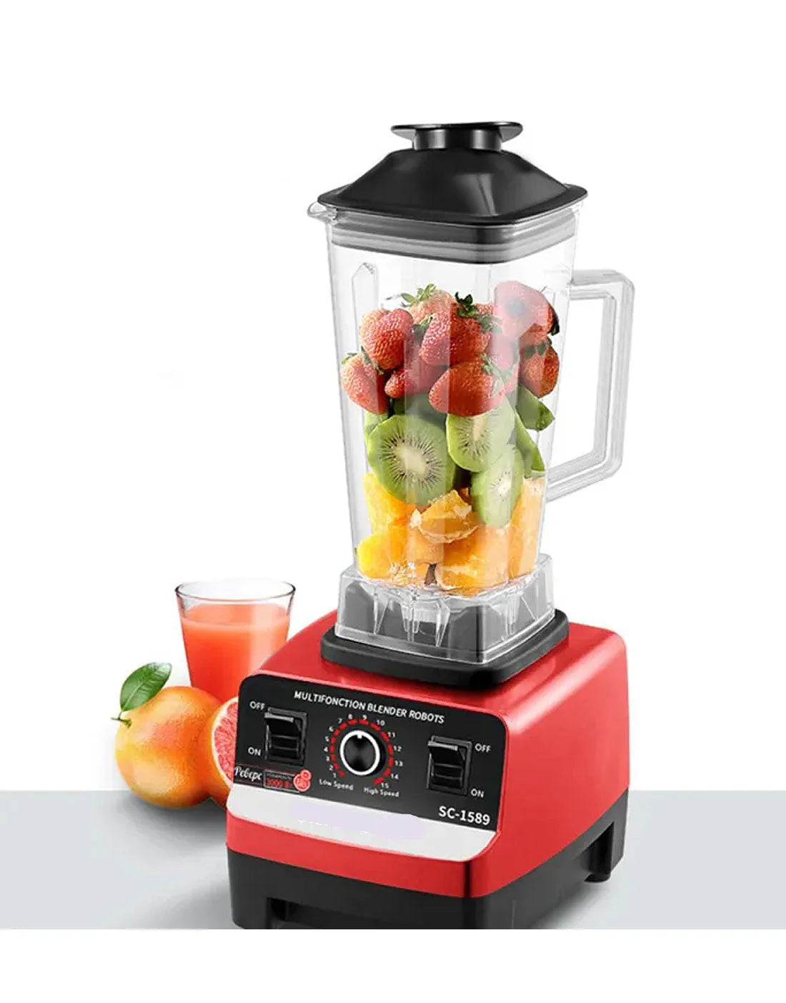Silver Crest German 2-in-1 Blender & Juicer – Powerful Motor | Stainless Steel Blades