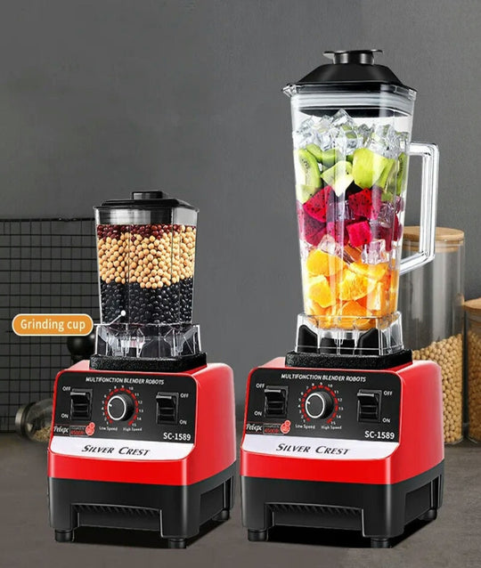 Silver Crest German 2-in-1 Blender & Juicer – Powerful Motor | Stainless Steel Blades