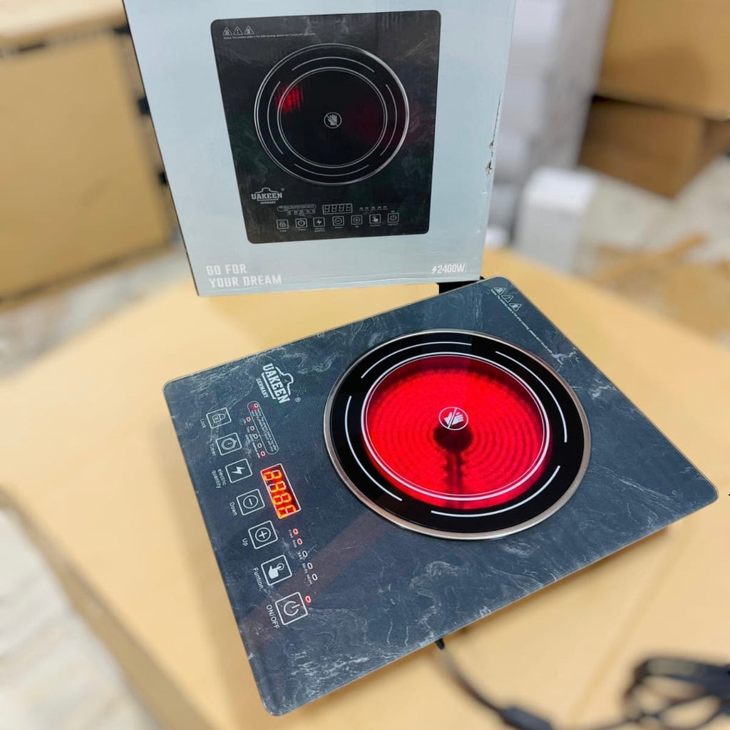 Uakeen Crystal Glass Hot plate ZL-2604