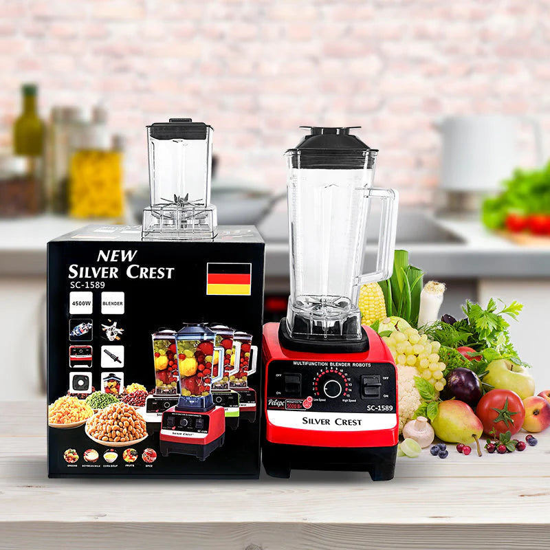 Silver Crest German 2-in-1 Blender & Juicer – Powerful Motor | Stainless Steel Blades