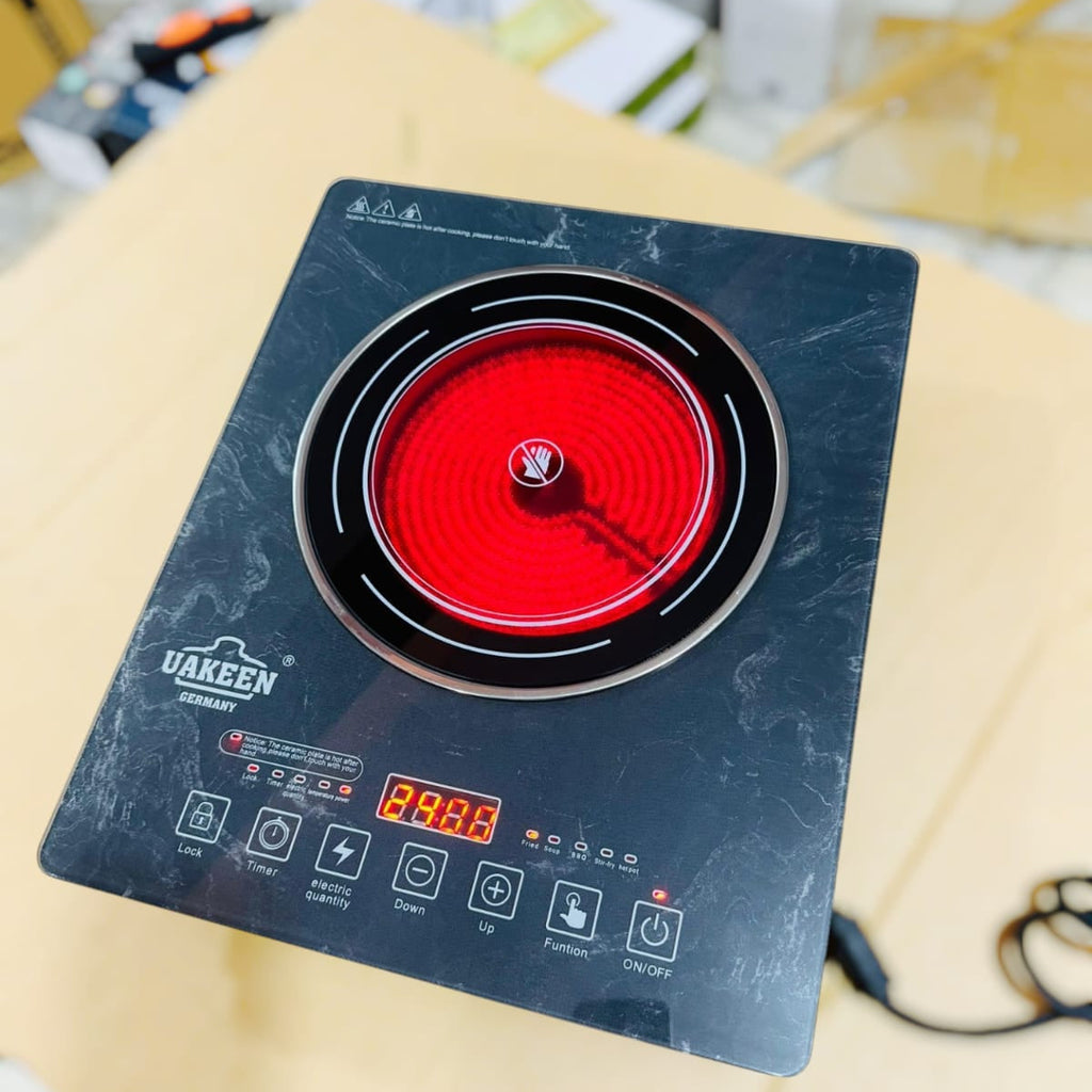 Uakeen Crystal Glass Hot plate ZL-2604