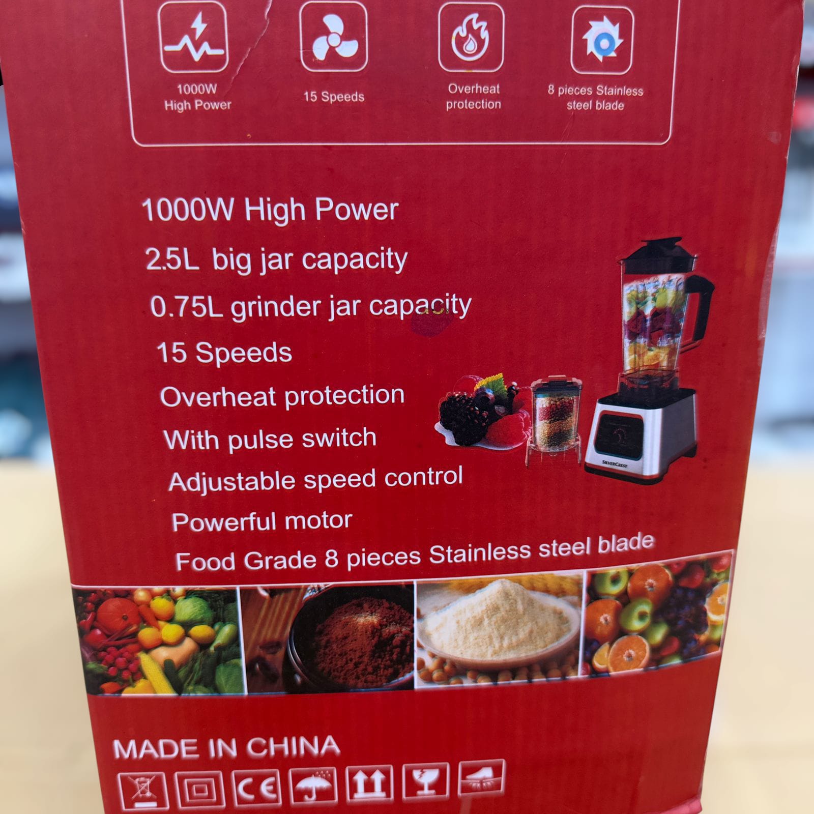 Silver Crest 2 in 1 Multifunction Blender SC-2010