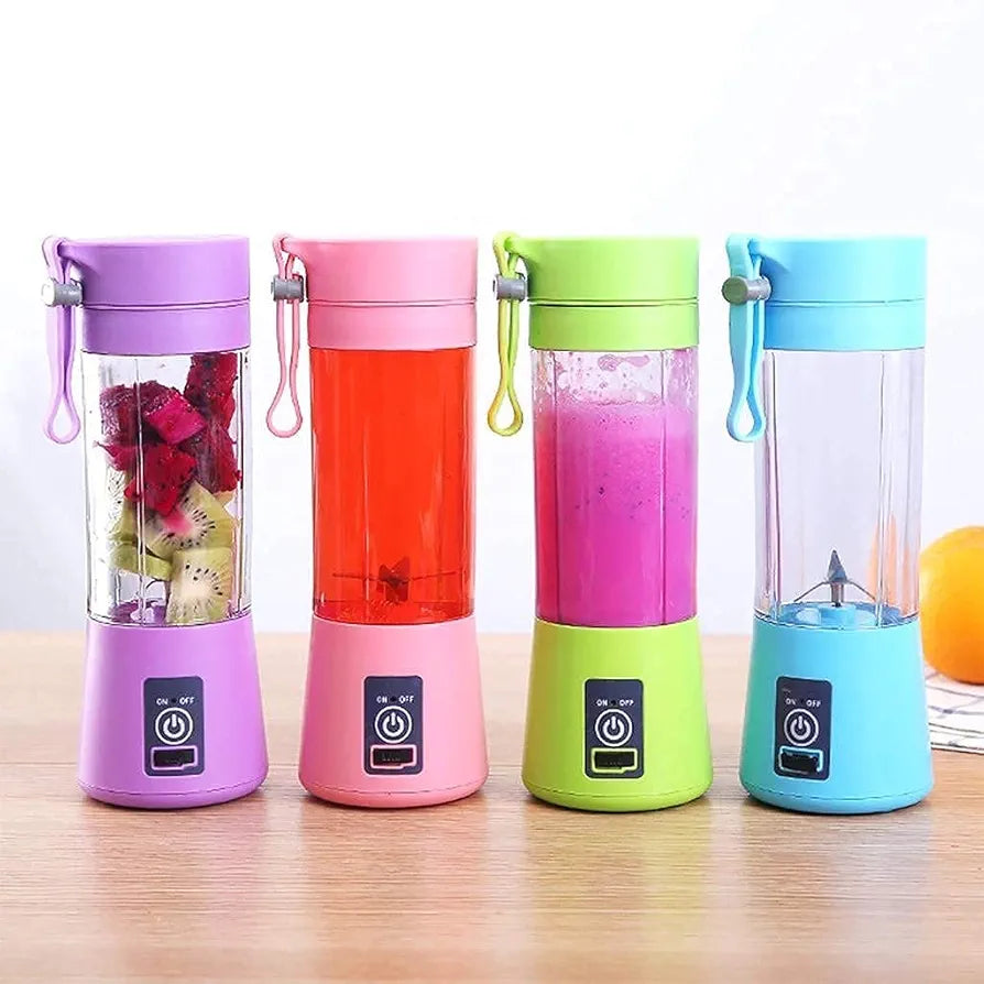 Portable 6-Blade Juicer Blender with Built-In Jar Juice Mixer Bottle